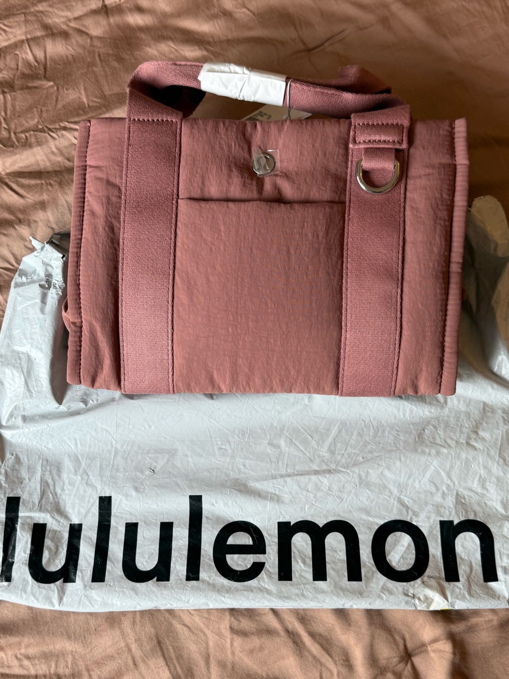 Lululemon Boxy Mini Tote Bag Schiava Pink Mauve NWT OS - Picture 2 of 7